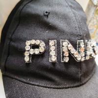 Cappello visiera originale Pinko con strass