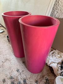 Vaso fucsia per piante