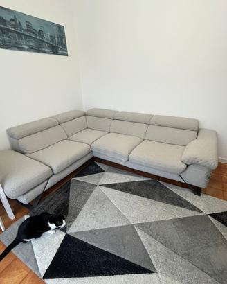 Divano grigio poltrone sofà