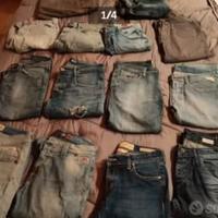 Stock jeans di marca