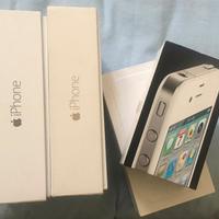 4 scatole vuote per vari Iphone