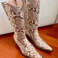 Stivale donna pitone