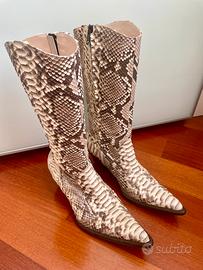 Stivale donna pitone