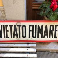 Cartello in latta Vietato Fumare