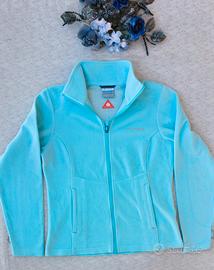 Felpa-Pile leggero-Columbia-TG S-Unisex-azzurra