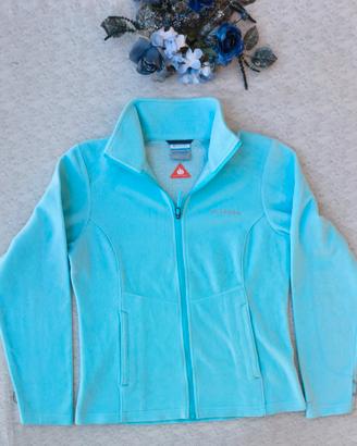 Felpa-Pile leggero-Columbia-TG S-Unisex-azzurra
