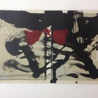 Antoni Tapies, litografia 52x37 con certificato