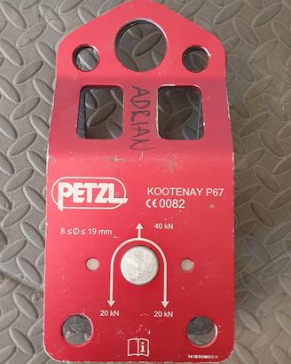 Carrucola PETZL passanodi alta resistenza