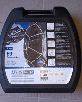 Catene da neve montaggio facile (E9) ABS compatib
