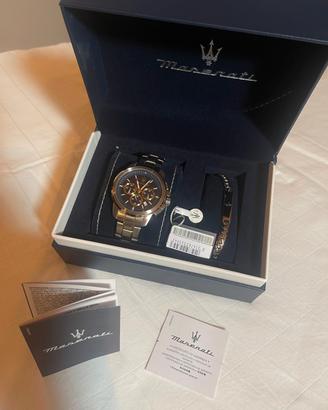 set orologio bracciale Maserati 