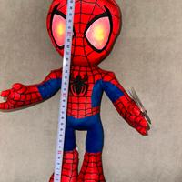 Peluche spiderman con luci