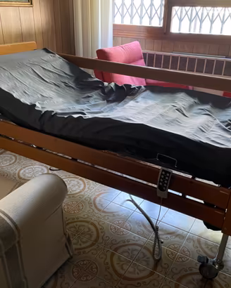 Letto elettrico motorizzato + materasso ad aria