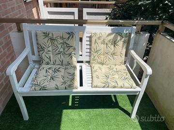 Casaria Panchina da Giardino + cuscini