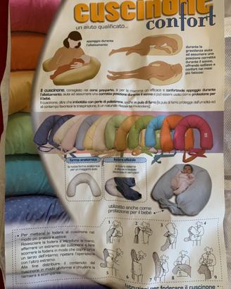 Cuscino GRANDE gravidanza, allattamento, riposo