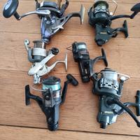 Sei mulinelli per la pesca