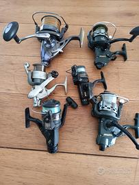 Sei mulinelli per la pesca