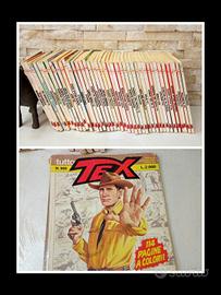 lotto fumetti TEX vintage anni 80 collezione 