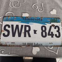 Targa in Latta di Minnesota ! 