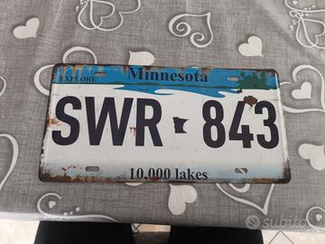 Targa in Latta di Minnesota ! 
