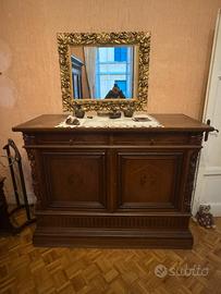 Camera da letto antica rinascimentale completa