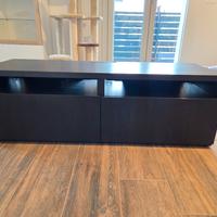 Besta mobile TV Ikea Nero