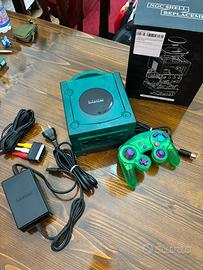Nintendo Gamecube crystal green e 83 giochi