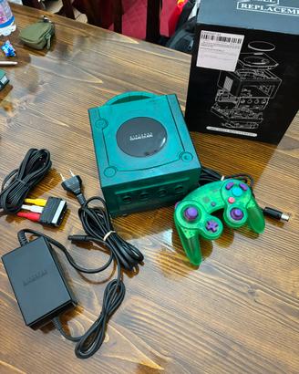 Nintendo Gamecube crystal green e 83 giochi