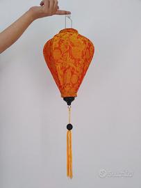 Lampada lanterna vietnamita arancione