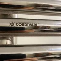 1 Radiatore elettrico in acciaio inox lucido