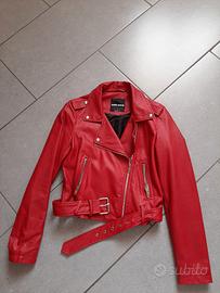 Giubbino ecopelle rossa Tally Weijl taglia S