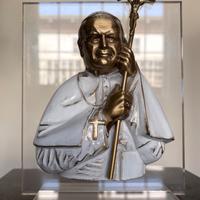 Applicazione in bronzo papa Giovanni Paolo ||