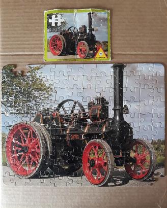 🧩 puzzle macchina agricola / trattore a vapore