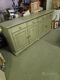 credenza in legno massello 