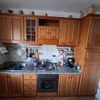 cucina in legno castagno