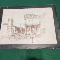 Quadro schizzo del P. Vangelli 1978