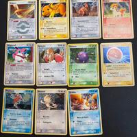 Lotto carte pokemon ex rosso fuoco verde foglia