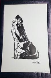 Gruppo di 3  Xilografie Lorenzo Viani.