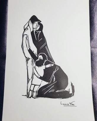 Gruppo di 3  Xilografie Lorenzo Viani.