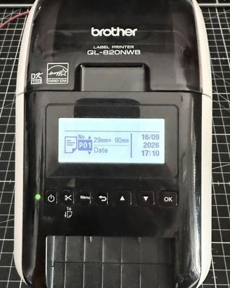 Etichettatrice Brother QL-820NWB - WiFi-LAN-BT-USB