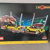 LEGO 76956 JURASSIC PARK T. REX BREAKOUT USATO