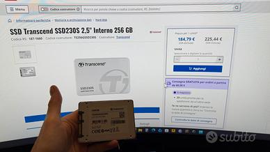 SSD 256GB Transcend 230S - SATA III 2.5"