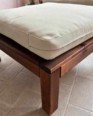 Tavolino/seduta serie Applaro Ikea con cuscino inc