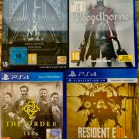 PS4 500GB+2Controller+4Giochi–Pasta Termica Nuova