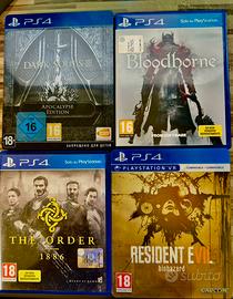 PS4 500GB+2Controller+4Giochi–Pasta Termica Nuova