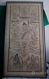 Quadro vintage tibetano