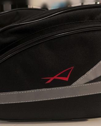 A-Pro borse laterali moto, 36l, cover impermeabile