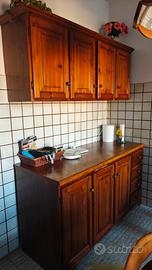cucina legno massello.