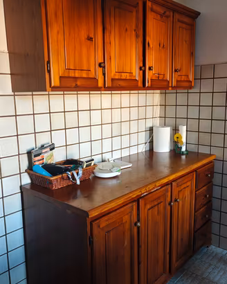 cucina legno massello.