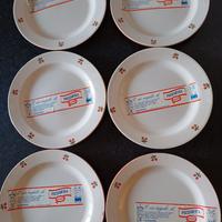 Set 6 piatti Piral Albisola come nuovi