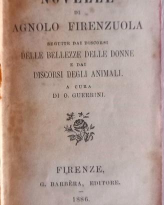 1886 Agnolo Firenzuola - Novelle, Bellezze Donne